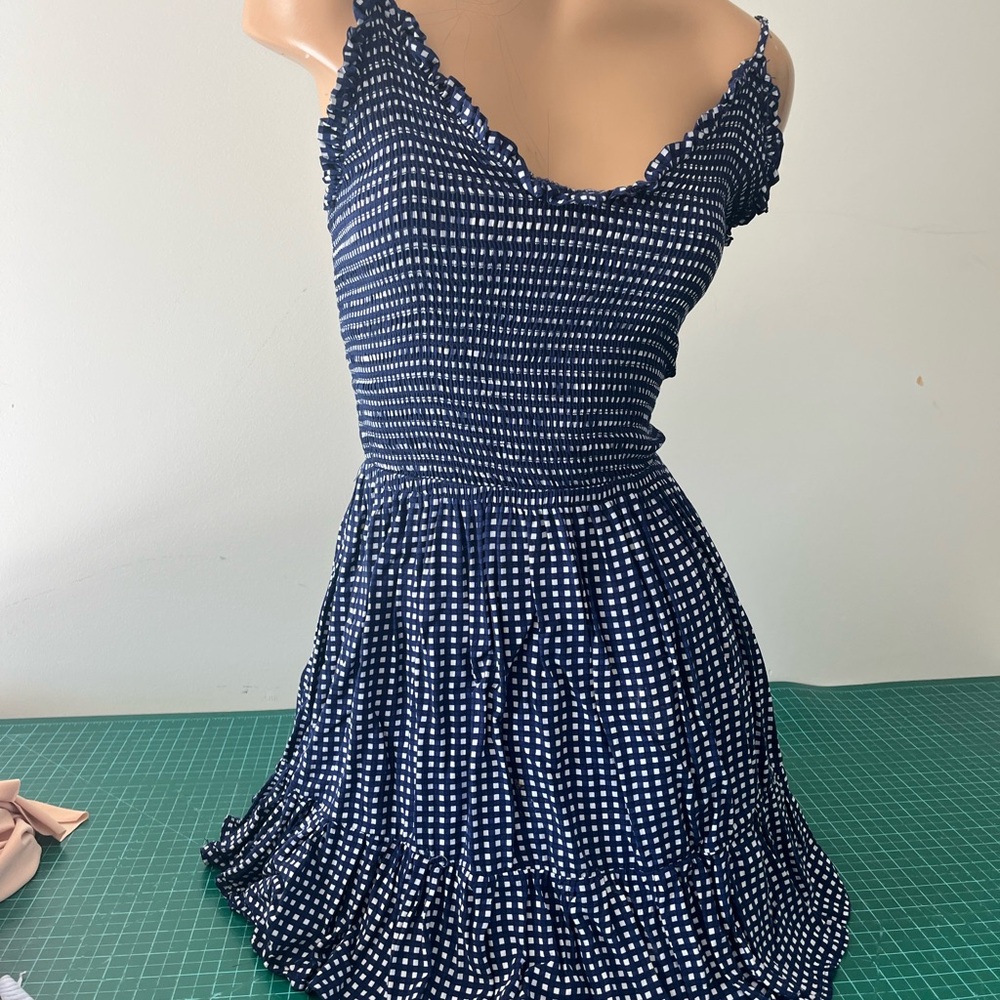 Ocean Drive Navy and White Mini Dress